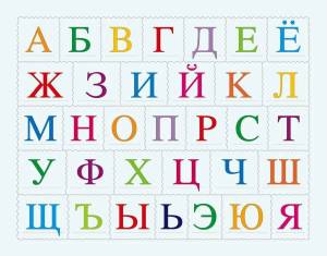 Раскраска русские буквы #13 #481298