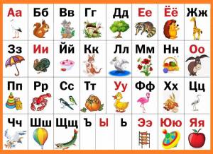 Раскраска русский алфавит для детей #24 #481601