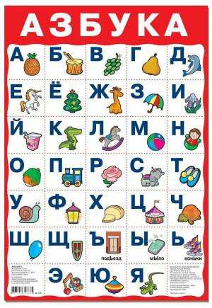 Раскраска русский алфавит для детей #26 #481603