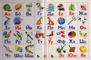 Раскраска русский алфавит для детей #27 #481604