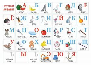 Раскраска русский алфавит для детей #36 #481613