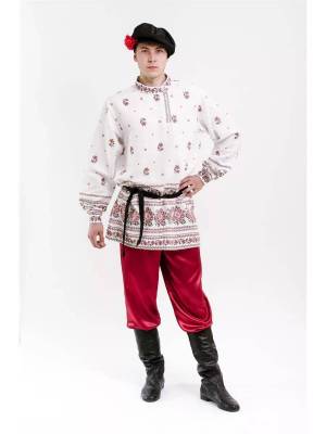 Раскраска русский народный костюм мужской #10 #481692