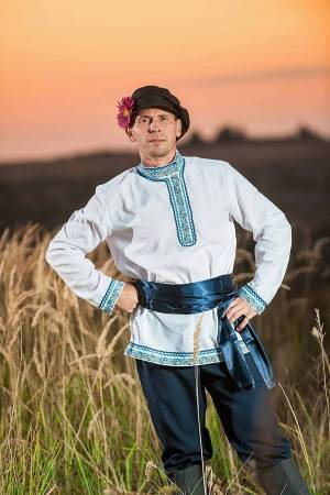Раскраска русский народный костюм мужской #20 #481702