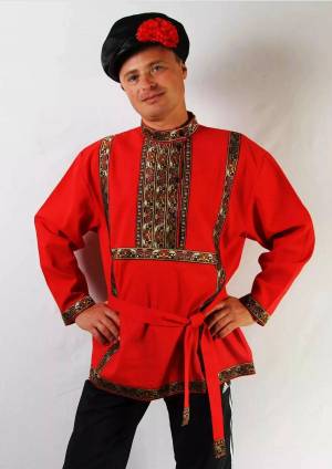 Раскраска русский народный костюм мужской #23 #481705