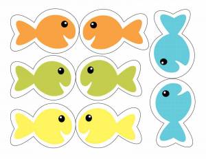 Раскраска рыбка для детей 2 3 лет #33 #482155