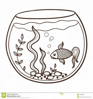 Раскраска рыбки в аквариуме для детей 4 5 лет #30 #482302