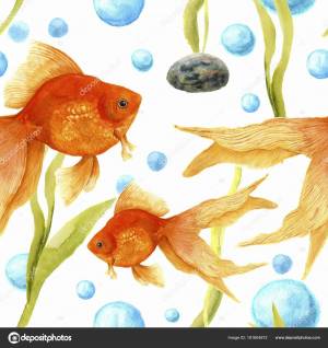 Раскраска рыбки плавают в аквариуме средняя группа #33 #482343