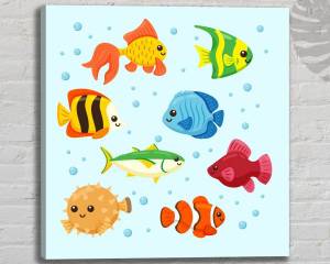 Раскраска рыбы для детей 3 4 лет #27 #482376