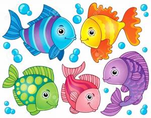Раскраска рыбы для детей 3 4 лет #36 #482385