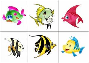 Раскраска рыбы для для детей 3 лет #8 #482396