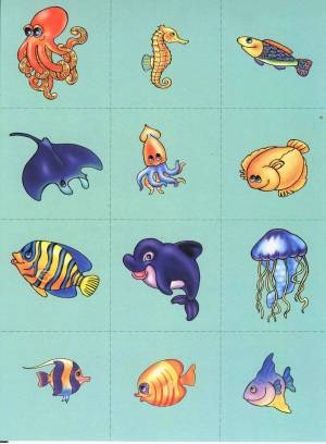 Раскраска рыбы для для детей 3 лет #33 #482421
