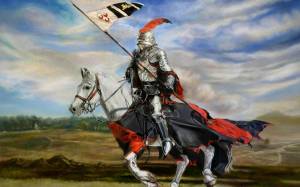 Раскраска рыцари средневековья #14 #482519