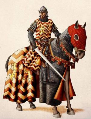 Раскраска рыцари средневековья #21 #482526