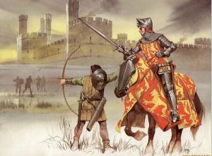 Раскраска рыцари средневековья #32 #482537