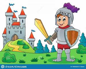 Раскраска рыцарь для детей #9 #482553