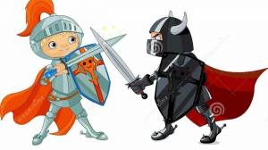Раскраска рыцарь для детей #10 #482554