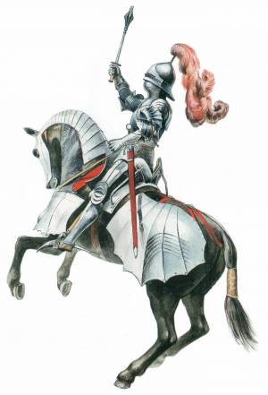 Раскраска рыцарь на коне #12 #482593