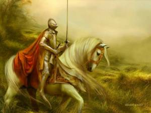 Раскраска рыцарь на коне #23 #482604