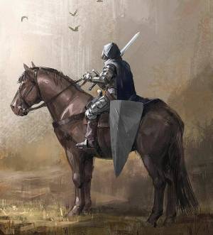 Раскраска рыцарь на коне #31 #482612