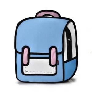 Раскраска рюкзак для детей #7 #482665