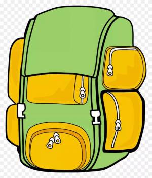 Раскраска рюкзак для детей #9 #482667