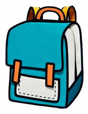 Раскраска рюкзак для детей #10 #482668