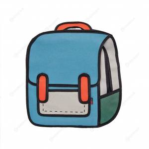 Раскраска рюкзак для детей #13 #482671