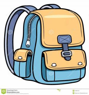 Раскраска рюкзак для детей #16 #482674