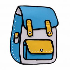 Раскраска рюкзак для детей #17 #482675