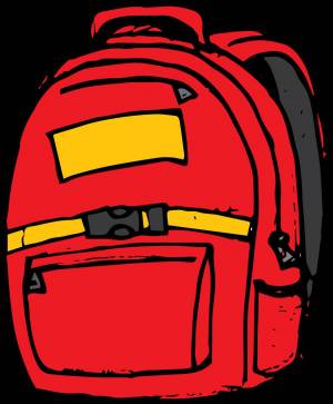 Раскраска рюкзак для детей #19 #482677