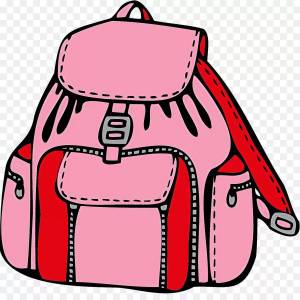 Раскраска рюкзак для детей #20 #482678
