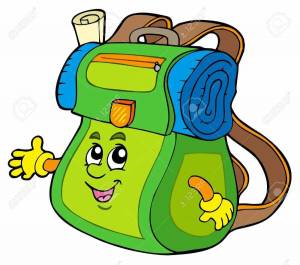 Раскраска рюкзак для детей #25 #482683