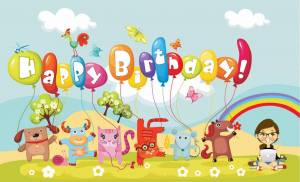 Раскраска с днем рождения для детей #12 #483293