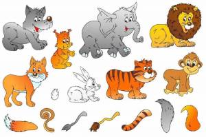 Раскраска с животными для детей от 6 до 10 лет #12 #483600