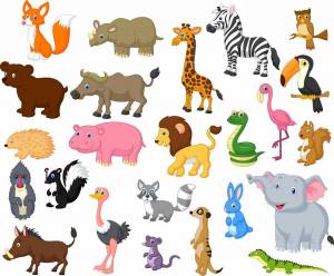 Раскраска с животными для детей от 6 до 10 лет #18 #483606