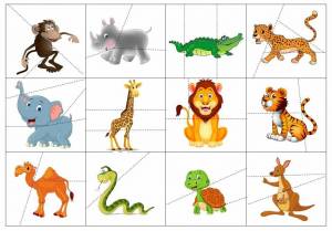 Раскраска с животными для детей от 6 до 10 лет #28 #483616