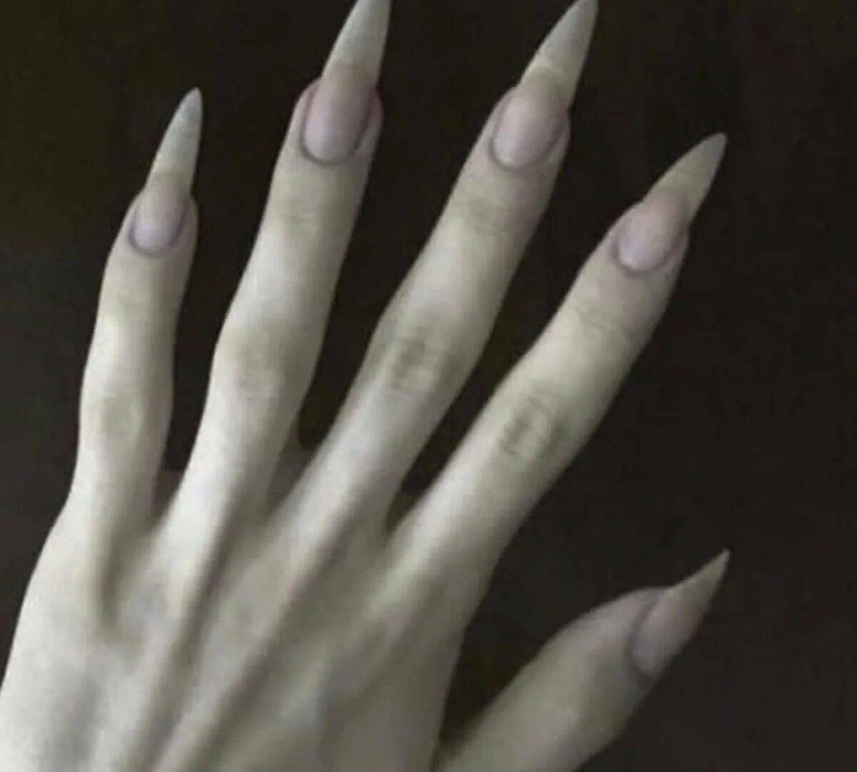 Рука с ногтями длинными #27