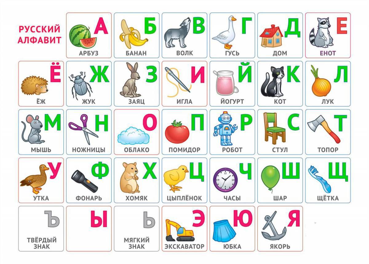 Русский алфавит для детей #1