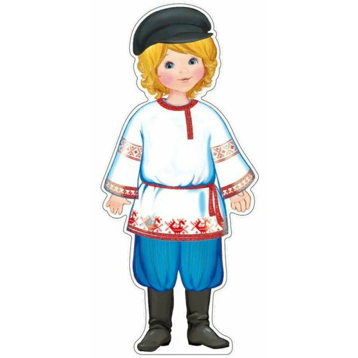 Русский костюм для детей #20