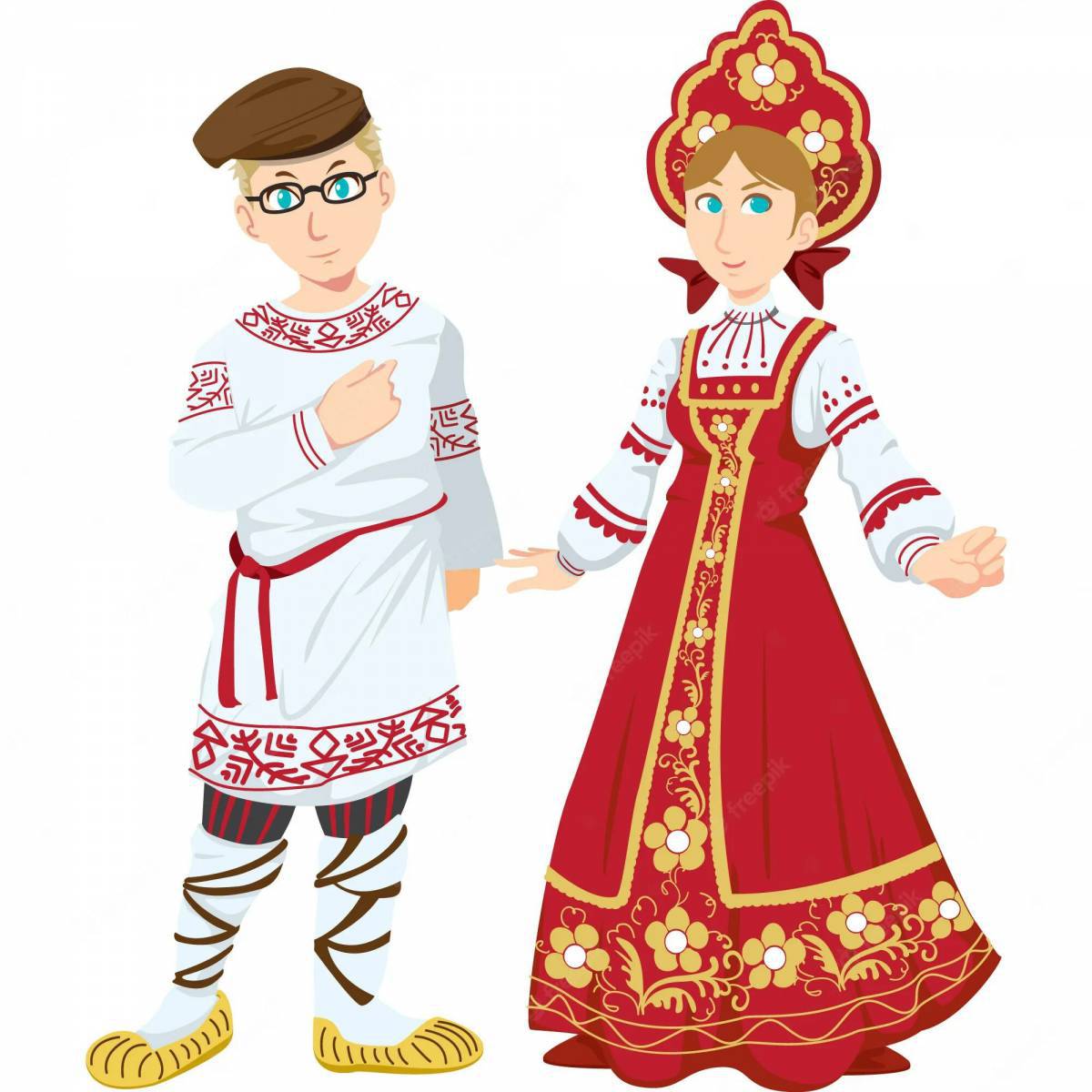 Русский народный костюм мужской #17