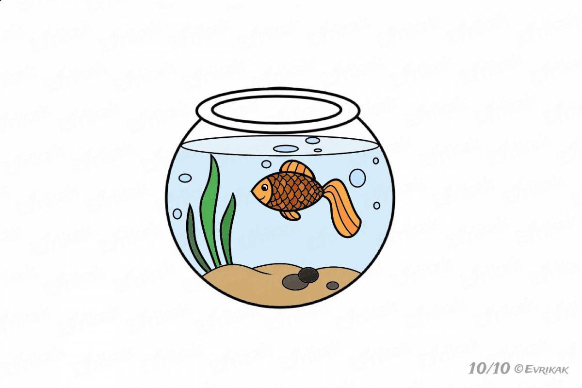 Рыбки в аквариуме для детей 4 5 лет #16