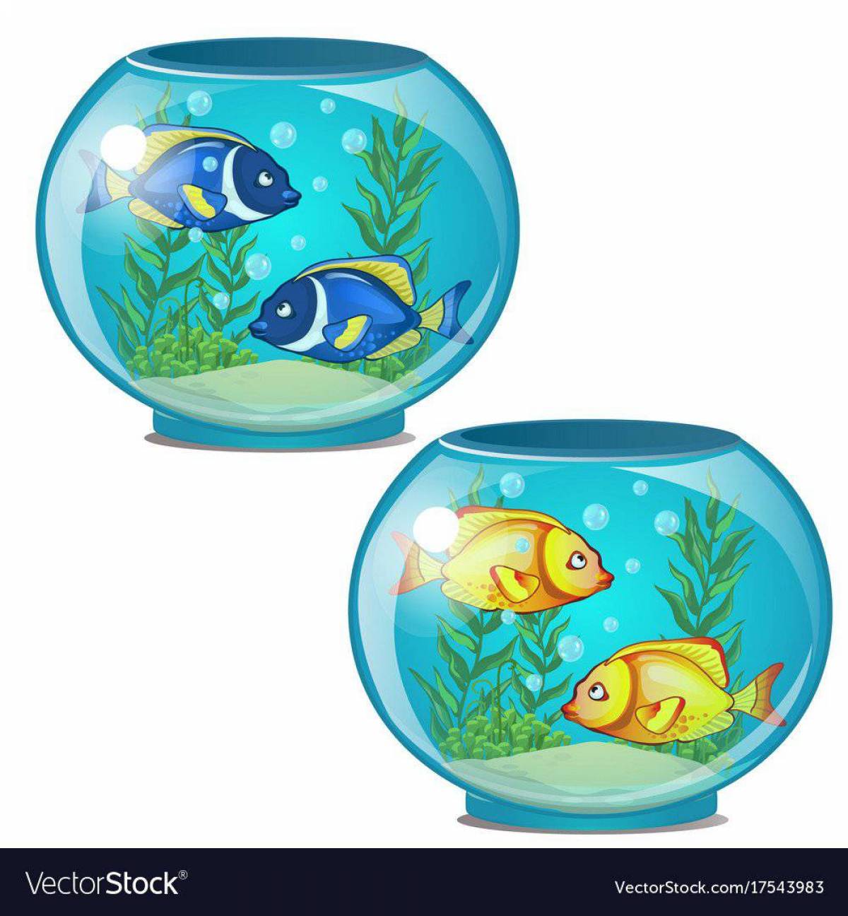 Рыбки в аквариуме для детей 4 5 лет #18