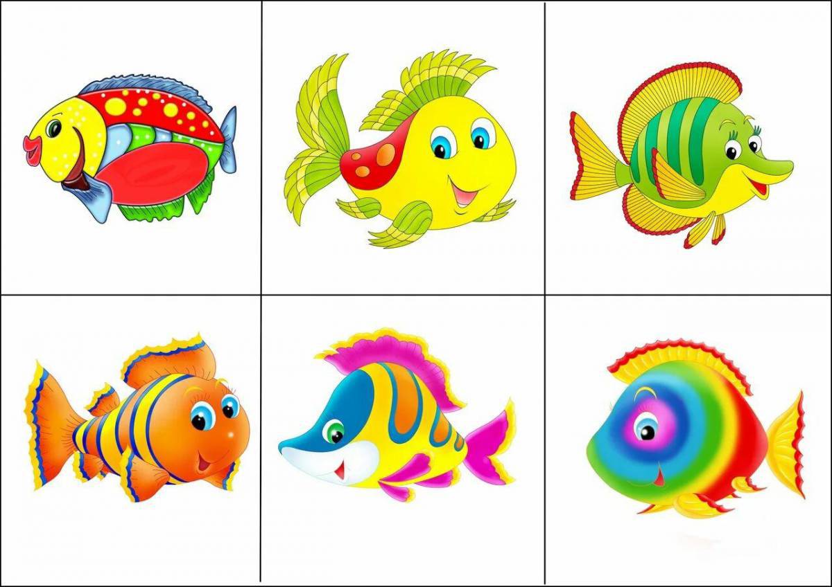 Рыбы для детей 3 4 лет #12