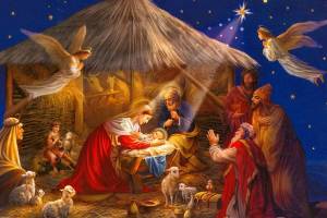 Раскраска с рождеством христовым детские #13 #484638