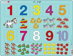 Раскраска с цифрами для детей 5 лет #10 #484899