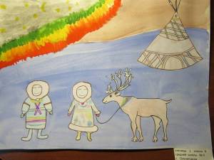 Раскраска саамы для детей #26 #485015