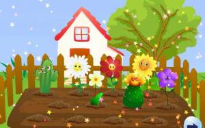 Раскраска сад для детей #6 #485257
