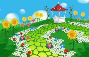 Раскраска сад для детей #16 #485267