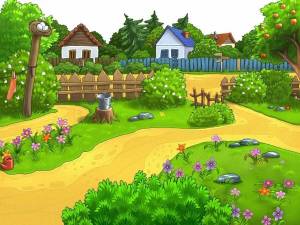 Раскраска сад для детей #17 #485268