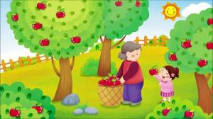 Раскраска сад для детей #33 #485284